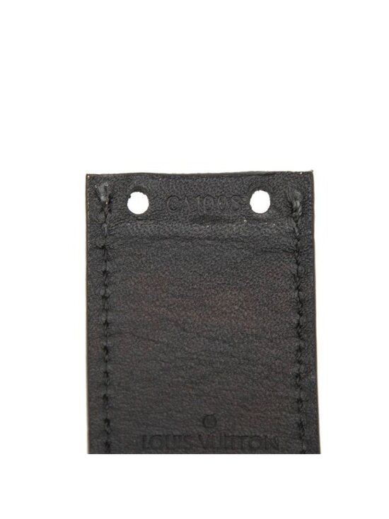 Louis Vuitton Damier Graphite Ceinture LV Cut 110 44 Black Leather Belt main image 7